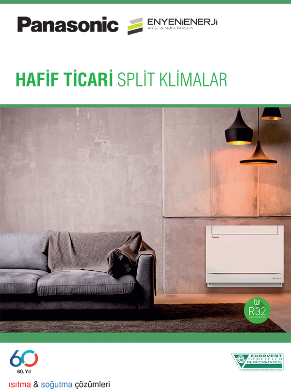 Panasonic Hafif Ticari Split Klima Kataloğu